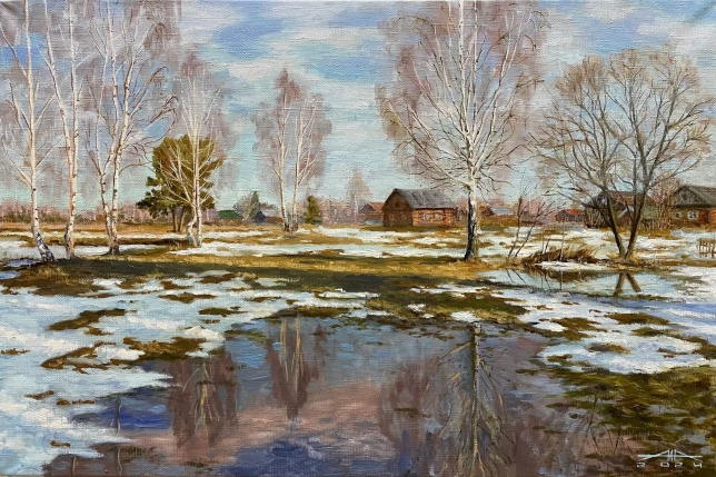 Painting for sale online - April Day