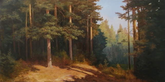 Painting for sale online - Pine forest