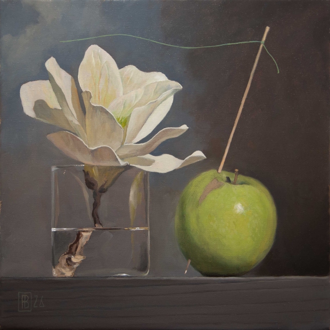 Painting for sale online - Green Melody