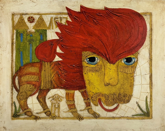 Painting for sale online - Lion