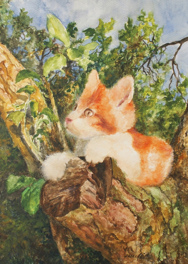 Painting for sale online - Ginger rascal 