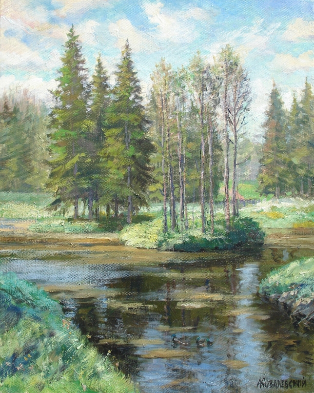 Painting for sale online - Summer in Catherine Park