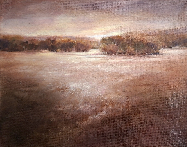 Painting for sale online - White Evening
