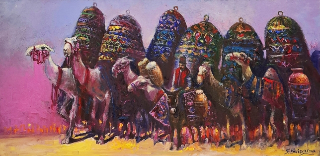 Painting for sale online - Caravan Bayram