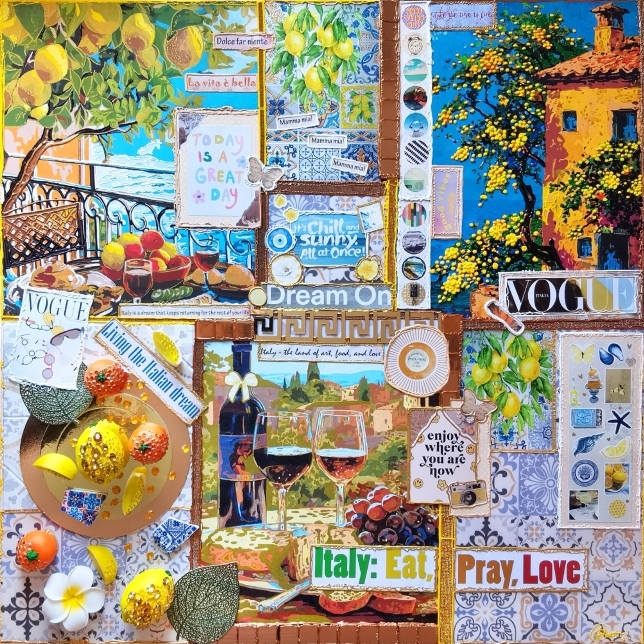 Painting for sale online - Living the Italian dream