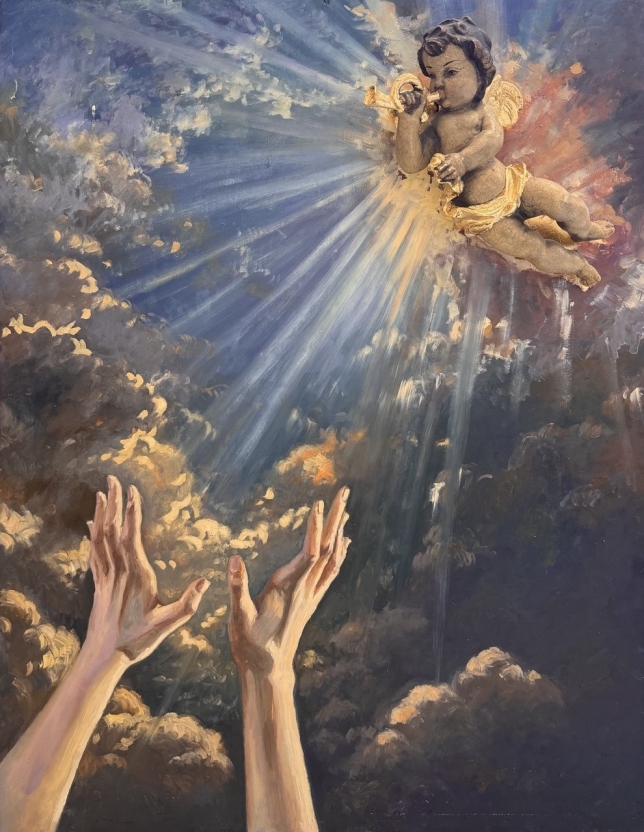 Painting for sale online - The light that brings music 2,0