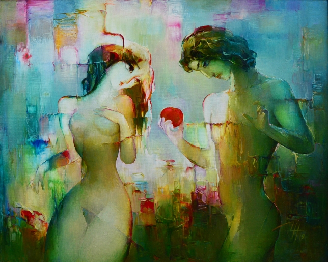 Painting for sale online - Adam and Eve