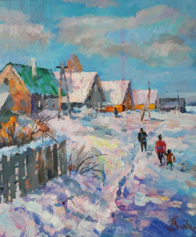 Painting for sale online - The last days of winter