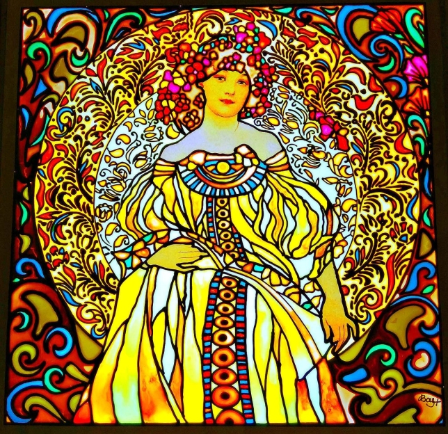 Painting for sale online - Portrait of a Woman, Alphonse Mucha