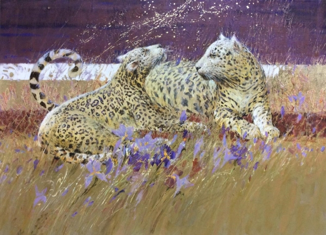 Painting for sale online - Leopards