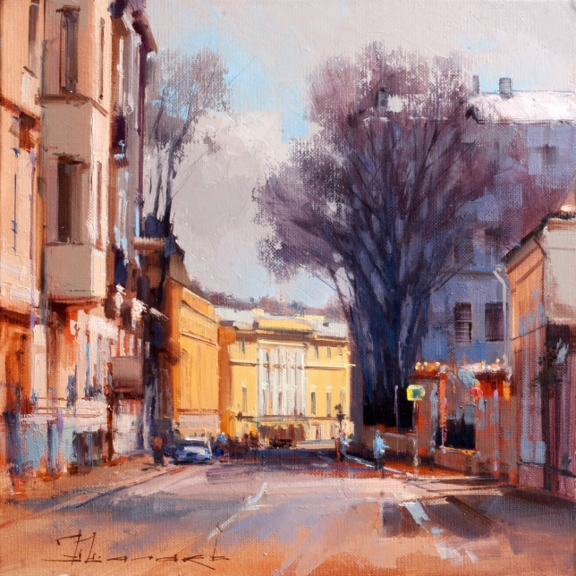 Painting for sale online - To Obukhov? Do me a favor - Chistoy Lane