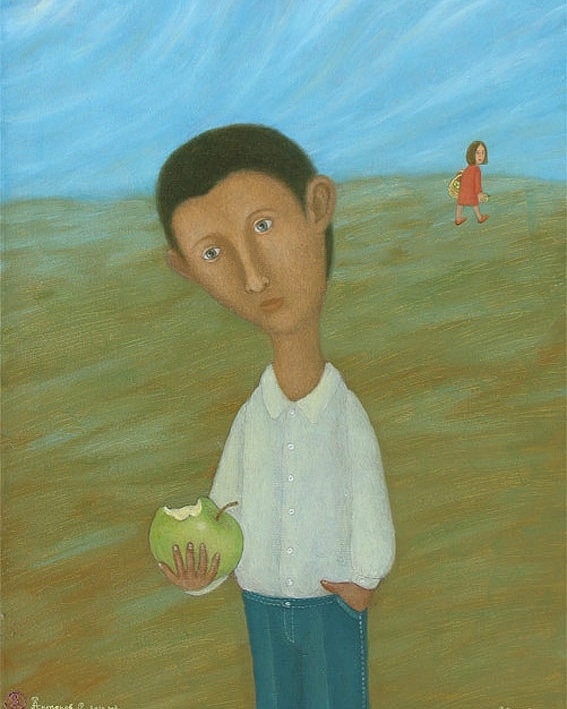 Painting for sale online - Apple