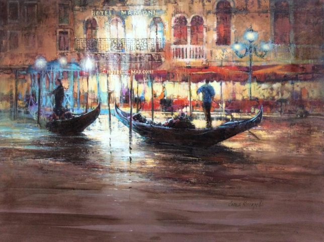 Painting for sale online - Night in Venice