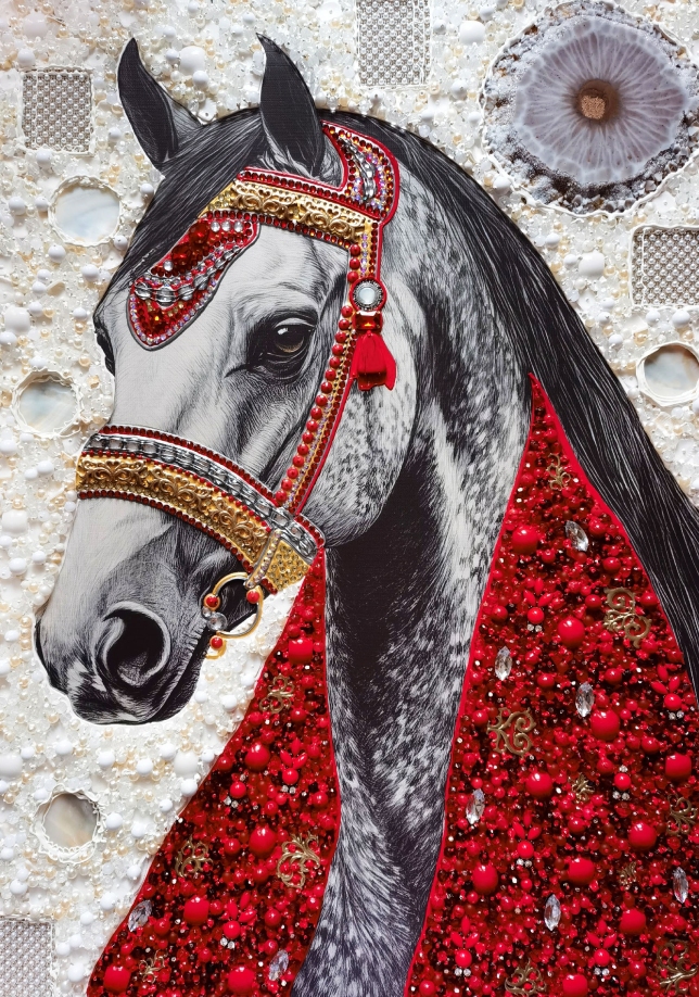 Painting for sale online - Horse in Russian style