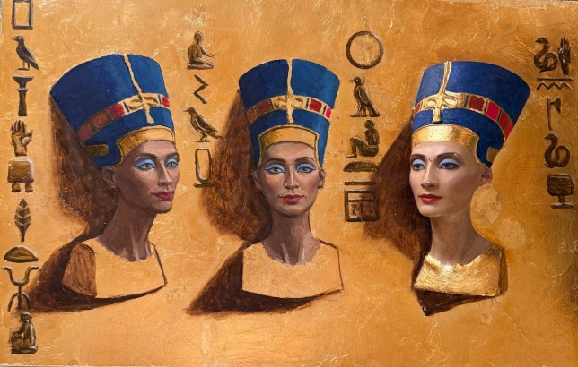 Painting for sale online - 3 Faces of Nefertiti