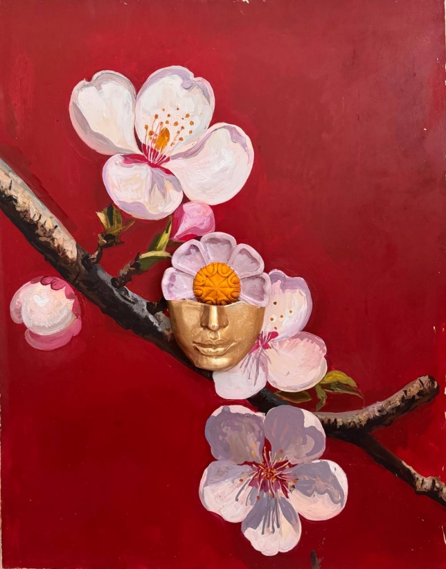 Painting for sale online - Golden Mask