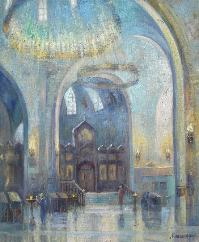 Painting for sale online - Church of St Savva Storozhevsky