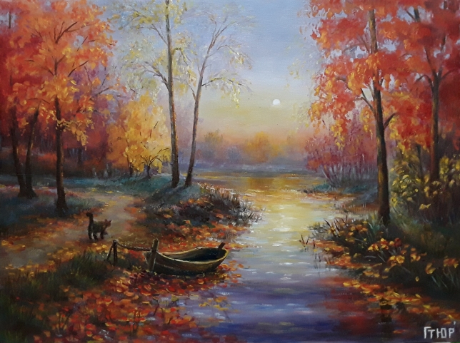Painting for sale online - Autumn shores