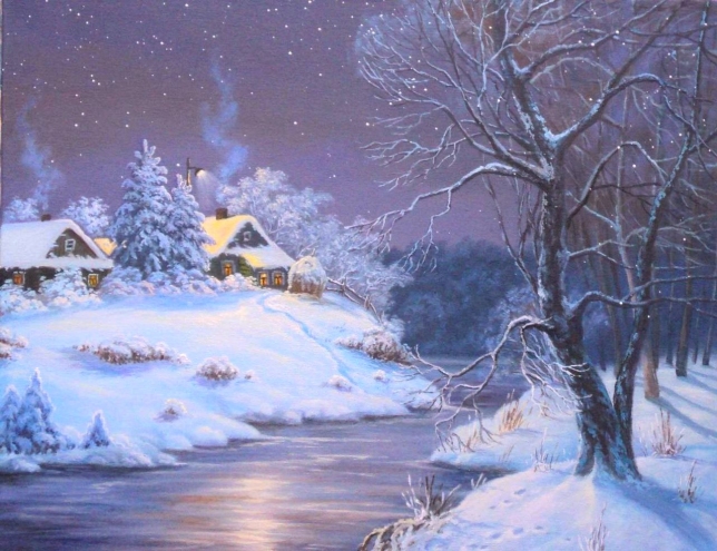 Painting for sale online - The mystery of New Years Eve