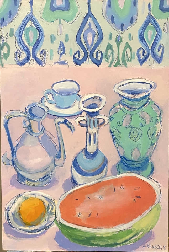 Painting for sale online - The Blue Cup