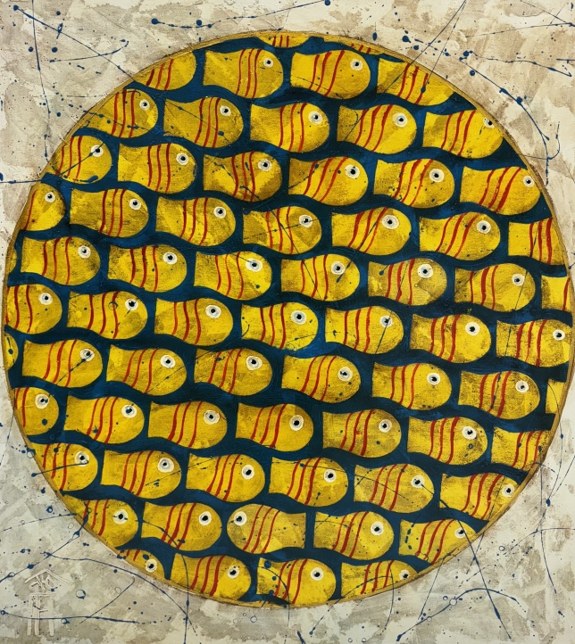 Painting for sale online - Fishes