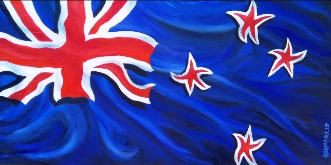 Painting for sale online - Flag NZ