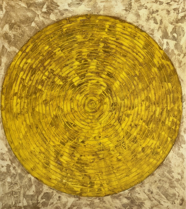 Painting for sale online - Golden Labyrinth
