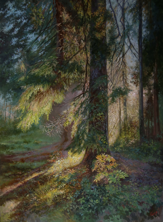 Painting for sale online - Morning forest