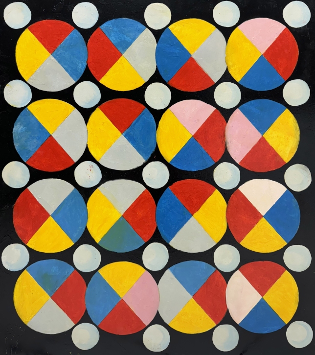 Painting for sale online - Colored Geometry