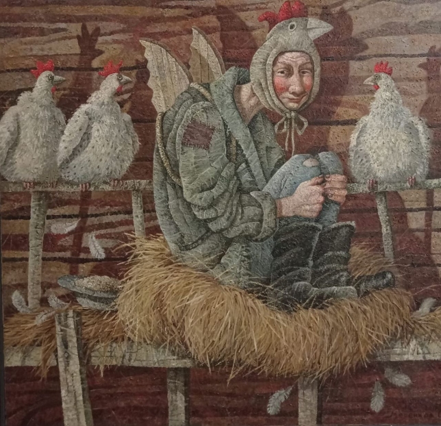 Painting for sale online - Chicken is not a bird