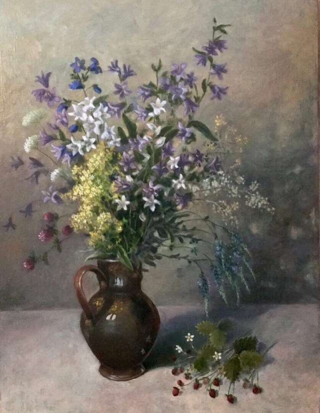 Painting for sale online - Bouquet with bells