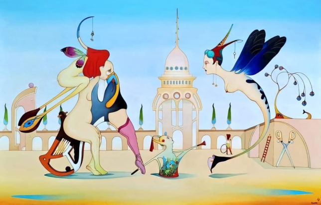 Painting for sale online - Caretaker of the Cemetery of Love's Dreams