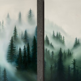 Painting for sale online - Misty expanses