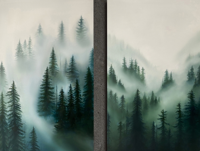 Painting for sale online - Misty expanses