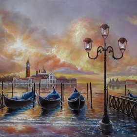 Painting for sale online - Magical Dreams of Venice