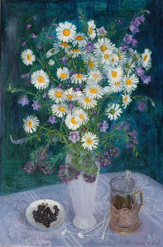 Painting for sale online - Camomile Summer