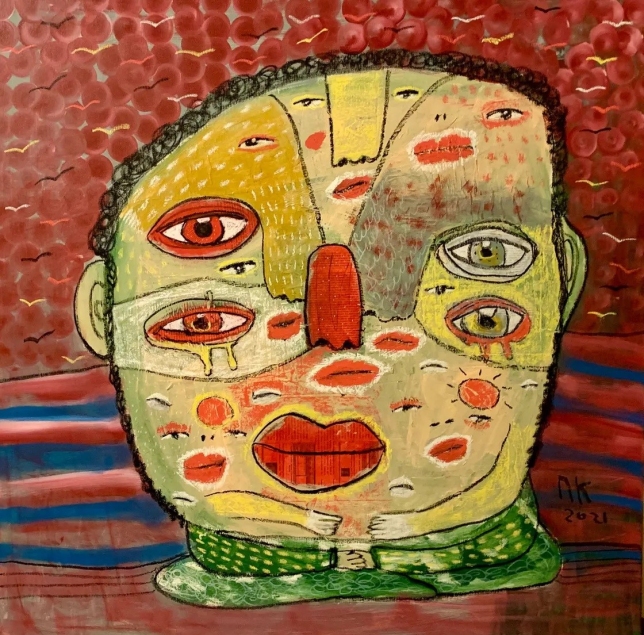 Painting for sale online - I drink the roiled air like a