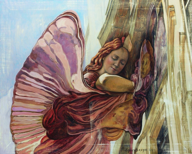Painting for sale online - Pink Angel