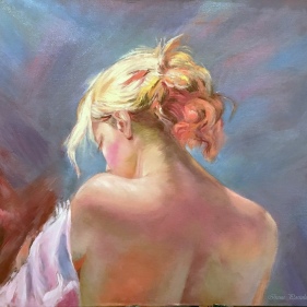 Painting for sale online - At dawn. Tenderness