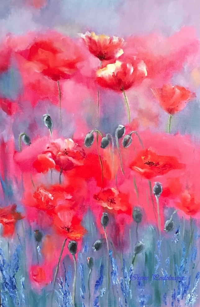 Painting for sale online - Poppies