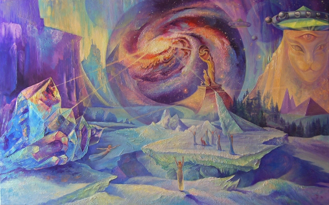 Painting for sale online - Hyperborea. Stargate