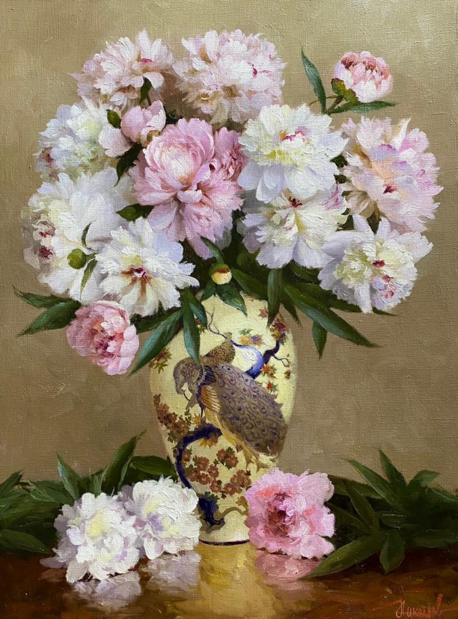 Painting for sale online - Still Life with a Chinese Vase