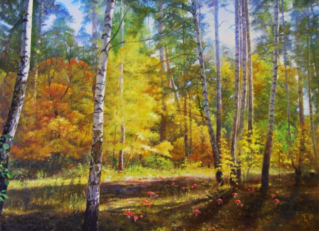 Painting for sale online - Mushroom season