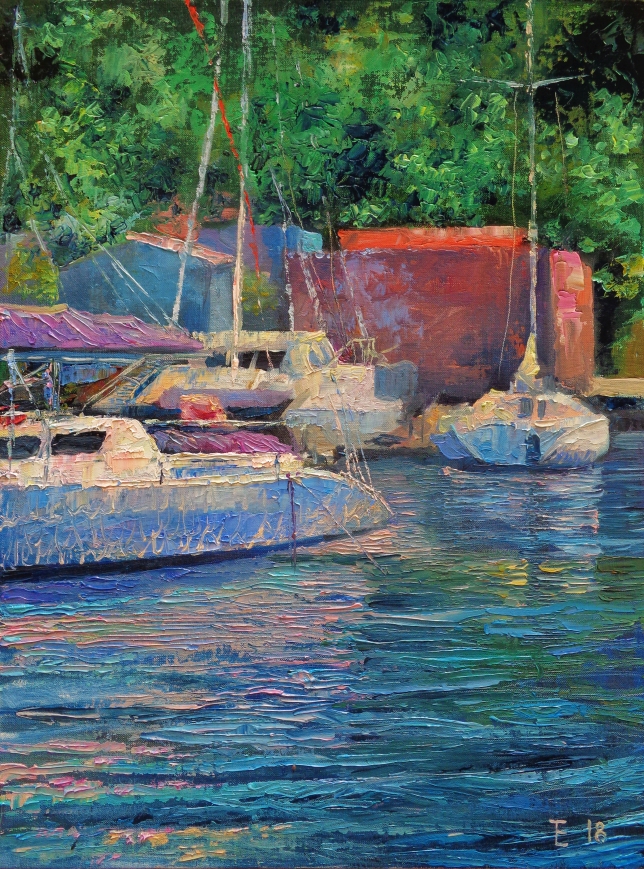 Painting for sale online - Yacht club