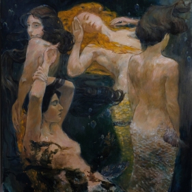 Painting for sale online - The dance of the sea nymphs 