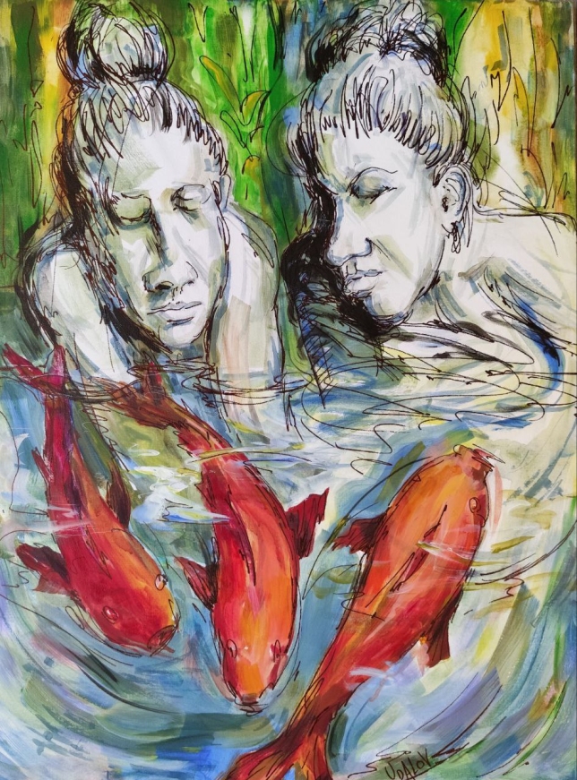 Painting for sale online - Observers