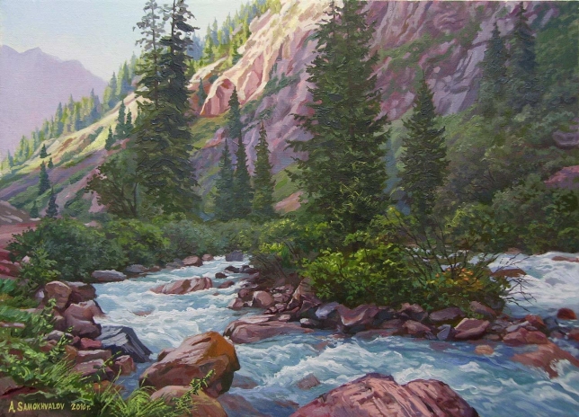 Painting for sale online - Semenovskoye Gorge