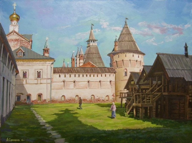 Painting for sale online - Rostov Kremlin