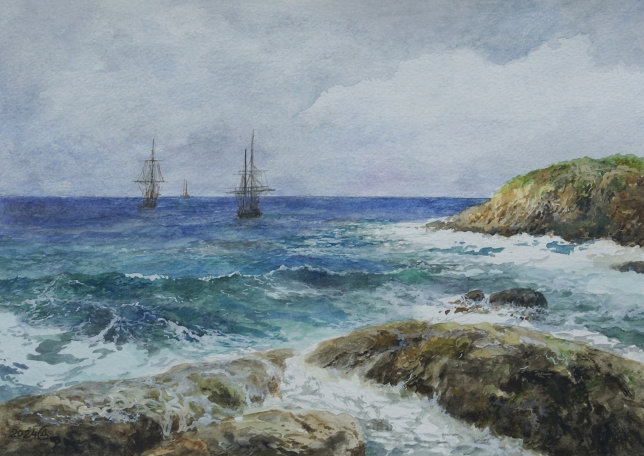 Painting for sale online - Black Sea coast