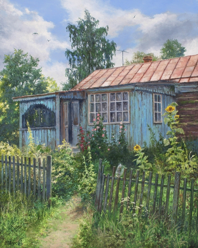 Painting for sale online - My land, thoughtful and gentle